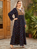  Burqa Jilbab Arabic Kaftan Thobe Islamic Clothing Modest Burka 2022 Jalabiya Modern Lady Plus Size Women Dubai Muslim Maxi Dress Abaya