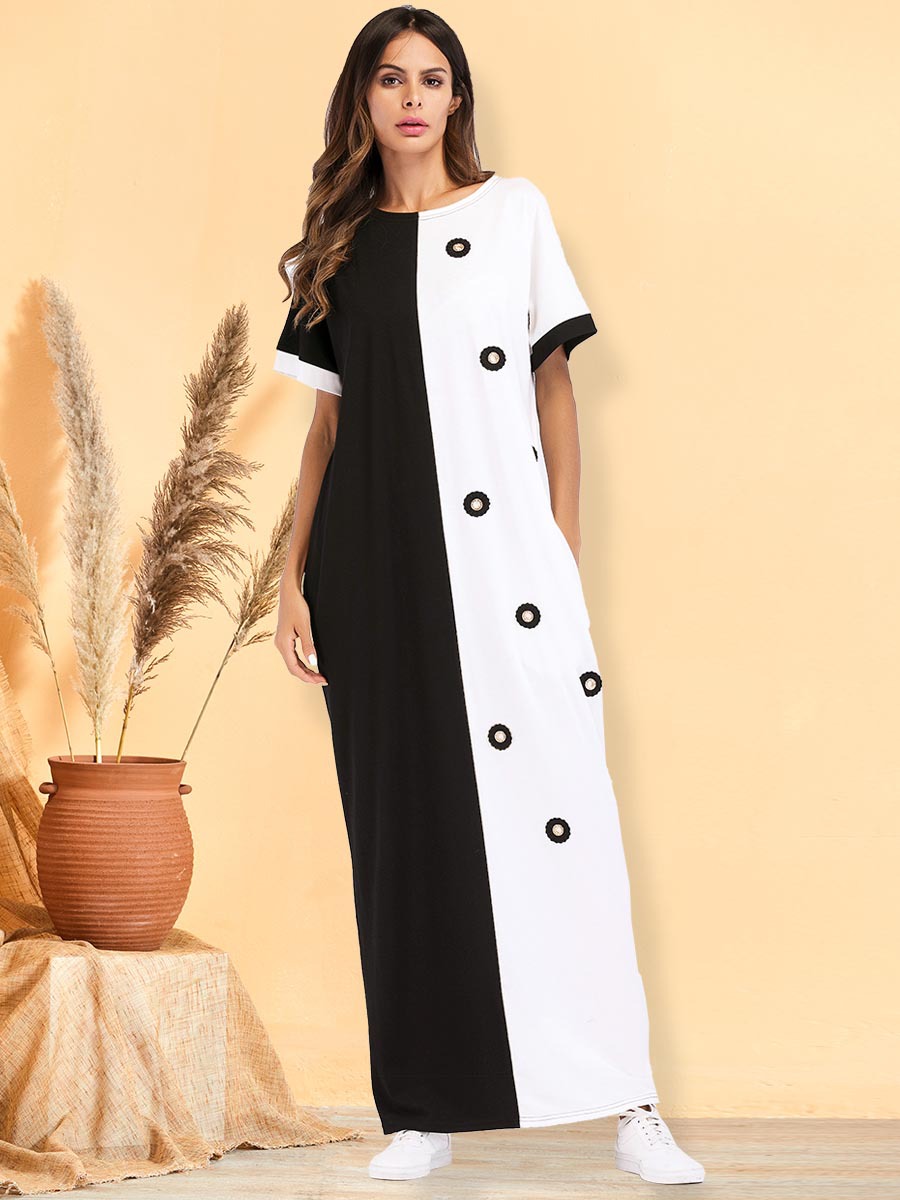  Modern Jilbab Plus Size Modest Muslim Burqa Kaftan Islamic Clothing 2022 Dubai Jalabiya Thobe Women Burka Prayer Arabic Maxi Dress Abaya