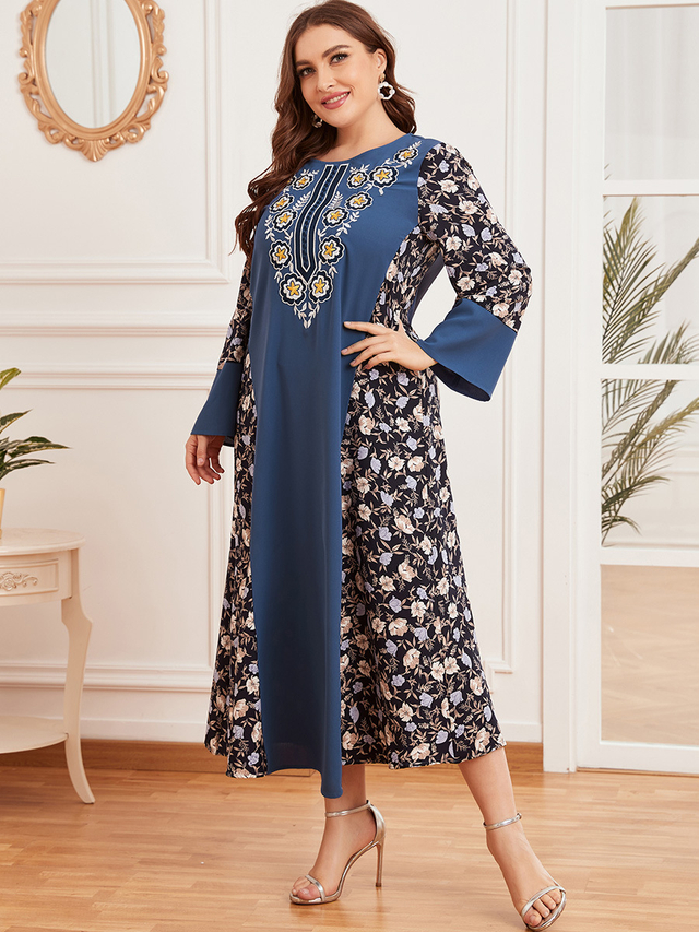  Kaftan Lady Dubai Islamic Clothing Modern Women Burka Arabic Jalabiya Jilbab Modest Burqa Thobe Fashion Plus Size Muslim 2022 Maxi Dress Abaya