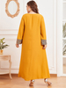  Women Jalabiya Modern Modest Arabic Burqa Plus Size Jilbab Thobe Islamic Clothing Kaftan Dubai 2022 Muslim Burka Prayer Maxi Dress Abaya