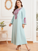  Jilbab Modest Women Dubai Kaftan 2022 Burka Printing Jalabiya Burqa Arabic Plus Size Muslim Cotton Islamic Clothing Modern Fashion Thobe Maxi Dress Abaya