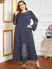  2022 Modern Jalabiya Women Burqa Burka Plus Size Thobe Islamic Clothing Modest Prayer Dubai Kaftan Muslim Jilbab Arabic Maxi Dress Abaya
