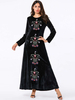  Muslim Modest Plus Size Islamic Clothing Cotton Dubai Kaftan Burka 2022 Modern Arabic Printing Jalabiya Jilbab Burqa Fashion Thobe Women Maxi Dress Abaya