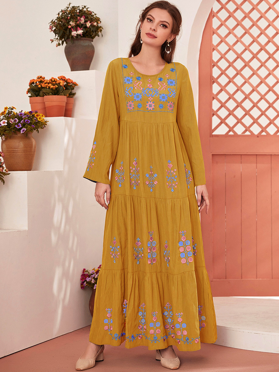  Modest Kaftan Thobe Islamic Clothing Jilbab 2022 Burqa Muslim Dubai Women Prayer Burka Jalabiya Plus Size Arabic Modern Maxi Dress Abaya