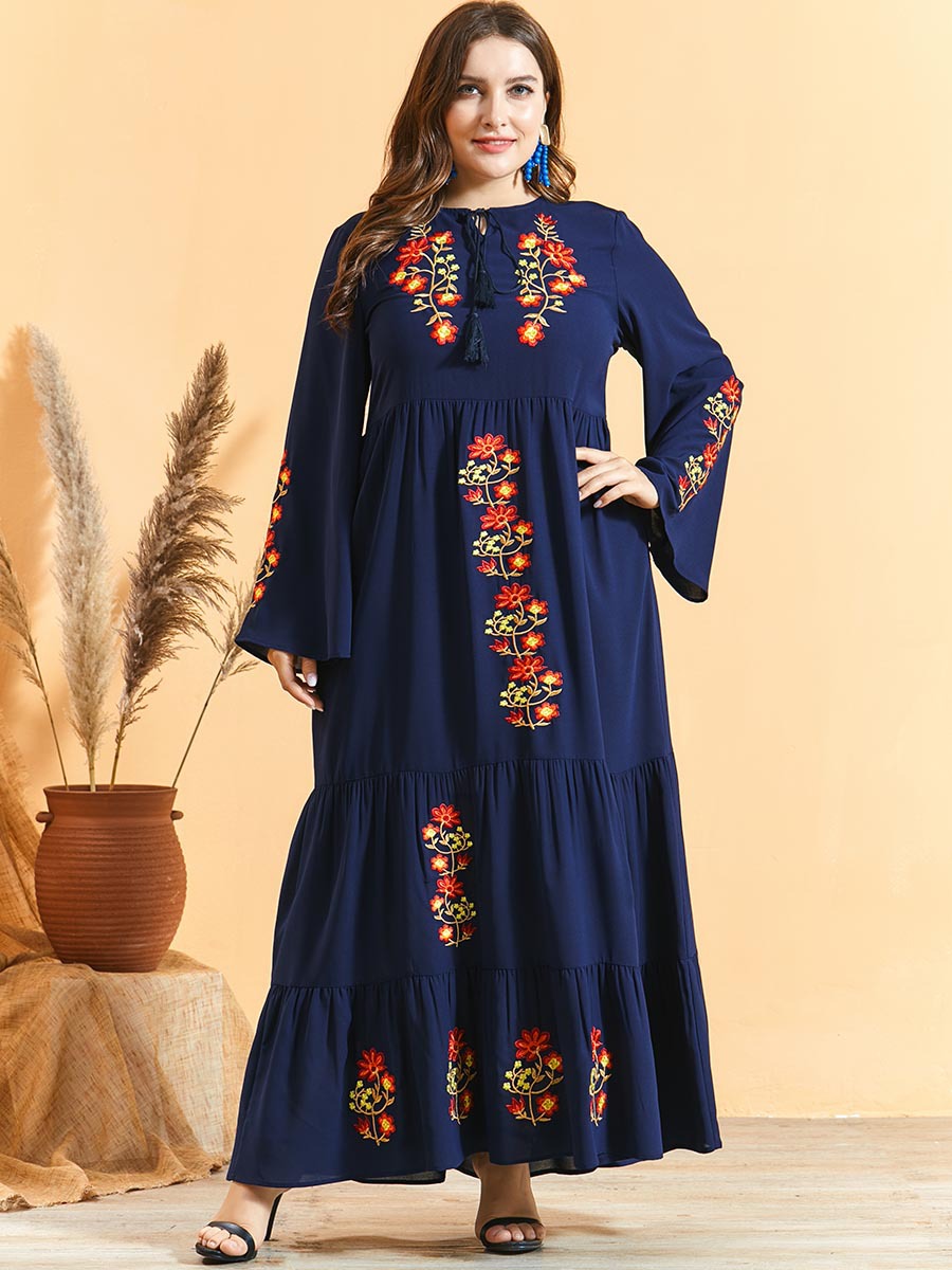  Modern Jilbab Arabic Modest Burka Women Jalabiya Kaftan Burqa Muslim 2022 Lady Plus Size Islamic Clothing Dubai Thobe Maxi Dress Abaya
