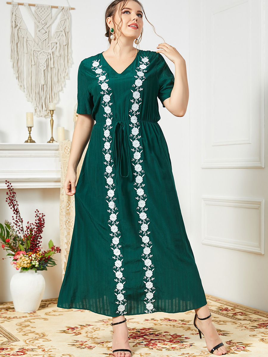  Modern Burka 2022 Printing Thobe Muslim Women Cotton Dubai Fashion Islamic Clothing Jilbab Burqa Kaftan Modest Arabic Plus Size Jalabiya Maxi Dress Abaya