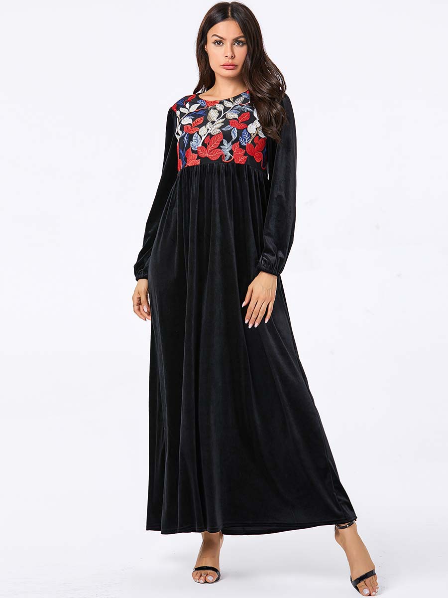  Arabic Jalabiya 2022 Women Dubai Kaftan Plus Size Thobe Jilbab Modest Fashion Islamic Clothing Muslim Burka Cotton Modern Burqa Printing Maxi Dress Abaya