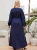  Thobe Arabic 2022 Printing Muslim Cotton Burka Dubai Kaftan Modest Jilbab Fashion Plus Size Modern Islamic Clothing Women Jalabiya Burqa Maxi Dress Abaya