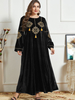  Printing Dubai Jilbab Kaftan Women Thobe Cotton Islamic Clothing Burqa Muslim Jalabiya Fashion Plus Size Burka Modern Arabic 2022 Modest Maxi Dress Abaya