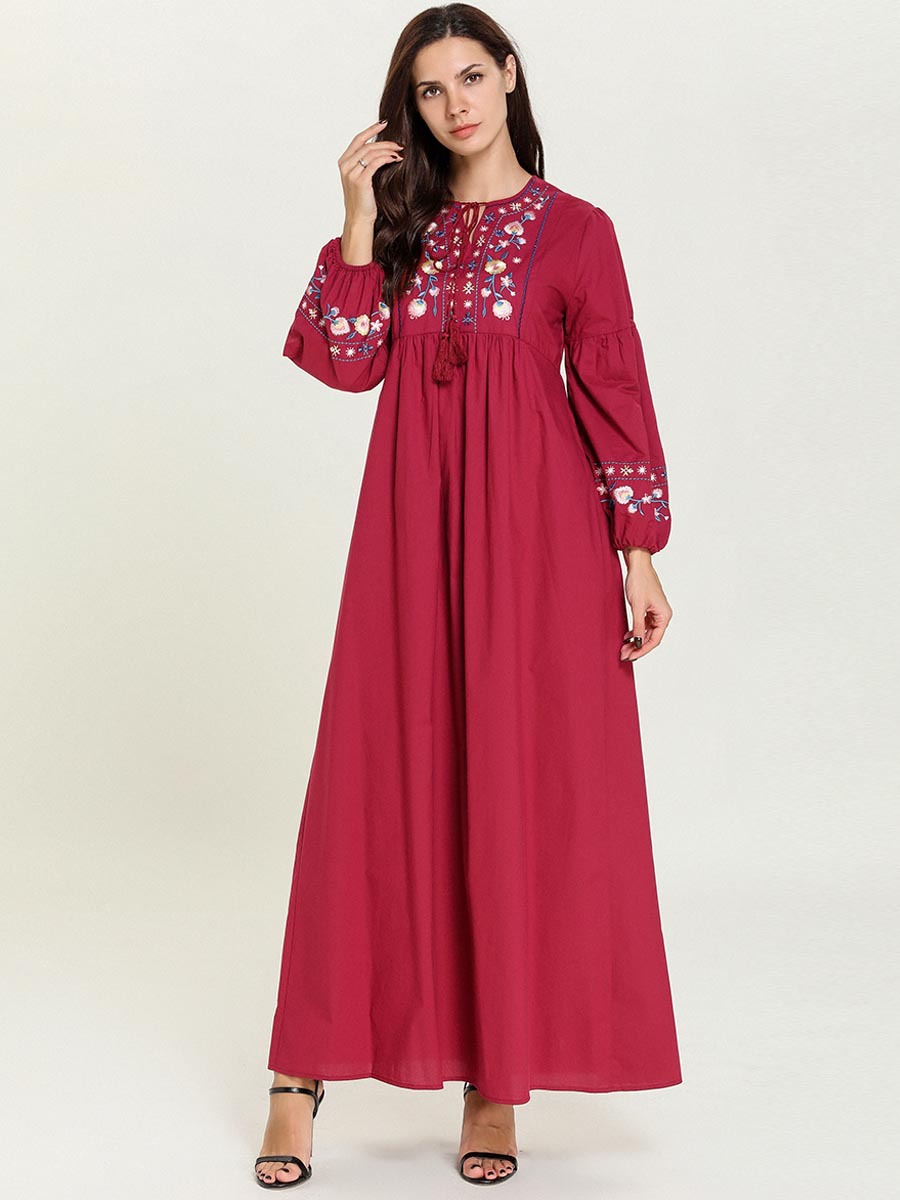  Dubai Women Hijabi Burka Modest Femme Islamic Clothing Kaftan Vetements Turkish Muslim Dresses Kaftan Musulmane Borka Burqa Turkish Maxi Dress Abaya