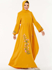  Embroidery Prayer Clothes Dubai Modest Women Vetement Femme Robe Femme Musulman Turkish Kebaya Maleisie Borka Vêtements Islamic Clothing Maxi Dress Abaya