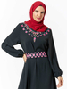  Kebaya Maleisie Vetement Femme Robe Femme Musulman Vêtements Embroidery Dubai Turkish Prayer Clothes Modest Islamic Clothing Borka Women Maxi Dress Abaya