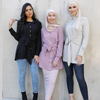 New Design Malaysia Dubai Casual Arabic Islamic 2022 Women Modest Modern Shirt