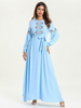  Robe Femme Musulman Islamic Clothing Borka Kebaya Maleisie Embroidery Dubai Modest Vetement Femme Turkish Prayer Clothes Vêtements Women Maxi Dress Abaya