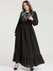  Dubai Borka Vêtements Prayer Clothes Kebaya Maleisie Modest Robe Femme Musulman Vetement Femme Embroidery Women Islamic Clothing Turkish Maxi Dress Abaya