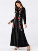  Robe Femme Musulman Embroidery Kebaya Maleisie Vêtements Prayer Clothes Dubai Vetement Femme Turkish Borka Islamic Clothing Modest Women Maxi Dress Abaya
