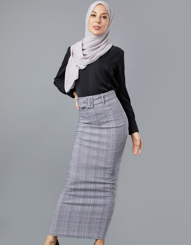 Dubai Wholesale Modest Fashion Middle East New Design Muslim Lady Sheath Dress Skirt