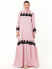 Robe Femme Musulman Modest Kebaya Maleisie Vêtements Islamic Clothing Women Borka Prayer Clothes Turkish Vetement Femme Dubai Embroidery Maxi Dress Abaya