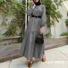  Kimono Modest Muslim Robe Women Hijab Jalabiya Fashion Morocco 2022 Burka Kaftan Dubai Arab Islamic Clothing Jilbab Maxi Dress Prayer Plaid Abaya