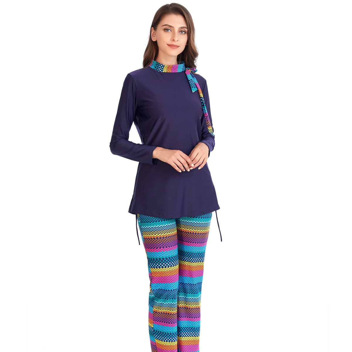 Plus Size Islamic Modest Full Cover Wholesale Muslim Women's Swimsuits Beach Swimwear Burkini