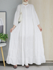  Dubai Turkish 2022 Arab Modest Kaftan Robe Morocco Caftan Muslim Bat Sleeve Kimono Islamic Clothing Burka Jalabiya Prayer Women Maxi Dress Abaya
