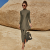 Modest Fashion Wholesale Muslim Women's Plus Size Lady Islamic Swimwear Burkini
