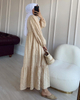  Dubai Turkish 2022 Arab Modest Kaftan Robe Morocco Caftan Muslim Bat Sleeve Kimono Islamic Clothing Burka Jalabiya Prayer Women Maxi Dress Abaya