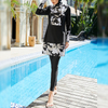 Modest Wholesale Swimwear Muslim Lady Islamic Women's Swimsuits Plus Size Full Cover Beach Burkini