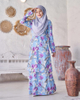 Sipo Eid Hot Selling Malaysia Style Baju Kurung Pahang Muslim Women's Plus Size Beautiful Printed Dress Modern Baju Kurung