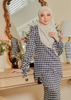 SIPO Eid 2024 Raya Malaysia Baju Kurung Velvet Satin Pencil Skirt with Pleated Musulmane Perempuan Dress Modern Kurung