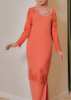 SIPO Eid Wholesale Malaysia Baju Kurung Round Neckline Muslim Women Dresses Baju Kurung Modern Cutting Full Beaded Lace Sleeves Modern Kurung
