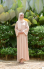 SIPO Hot Selling Abaya Luxe Dubai Malaysia Style Solid Color Exquisite Embroidery Muslim Women Dresses 