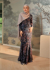 SIPO Eid 2024 Raya Malaysia Muslim Kurung With Embellished Waistline In Floral Chiffon Women Set Modern Baju Kurung with Diamond Stone