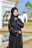 SIPO Custom Islamic Clothing Muslim Kimono Abaya Factory Wholesale Open Abaya with Embroidery