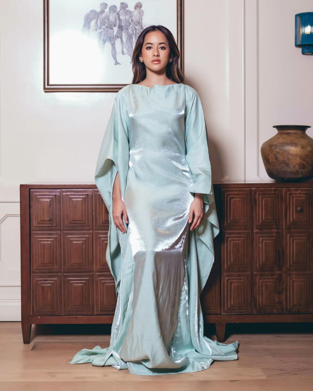 SIPO 2024 Demure Customized Muslim Ruched Kaftan Long Ruffles Sleeves Eid Abaya Dubai Islamic Clothing High Quality Kaftan For Women