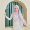 SIPO Wholesale High Quality Malaysia Style Shawls Muslim Cotton Voile Hijab Printed Floral Hijab Headscarf Wraps