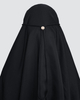SIPO Malaysia Murah Indonesia Islamic Clothing Printed Round Neck Abaya Women's Long Robe Muslim Zipper Prayer Travel Telekung