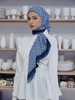 SIPO 46" X 46" Tudung Bawal Printed New Design Matte Satin Hijab Scarf