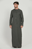 SIPO Hot Sale Muslim Premium Textured Thobe Men Loose T Embroidery Clothing Plus Size
