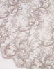 Embroidery Lace PEARL BEADED LACE IN BROWN