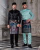 Customization Baju Melayu Tailored Fit Aqua Blue