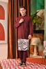 SIPO Exquisite Men's Baju Melayu Nehru Collar Seashell-Metal Buttons and Timeless Style