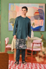 SIPO Malaysia Men's Clothing Traditional Men's Baju Melayu Timeless Elegance with Metal Ring Buttons
