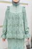 SIPO New Design Malaysia Fully Lined Cotton Embroidery Baju Kurung Modest Wear for Women