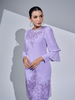 SIPO Wholesale Luxury 2024 Latest Elegant Embroidery Lace Muslim Dress Malaysia Baju Kurung Modern