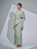 SIPO Latest Lace Baju Kurung Design Long Sleeves Eid Women Fashion Muslim Dress Malsysia Baju Kurung
