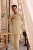 SIPO Men's Kurta With Key-Hole Neckline And Button Detail Baju Raya Mens Kurta Manufacturer