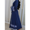 Eid Al-Fitr Middle East Islamic Dubai Stitching Lace Embroidery Cardigan Muslim Open Abaya