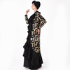 Modest Sequined Abaya Muslim Dresses Islamic Clothing Open Cardigan Abaya