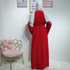 Modern Open Abaya Wedding Women Long Sleeves Wear Islamic Clothing Muslim Dresses